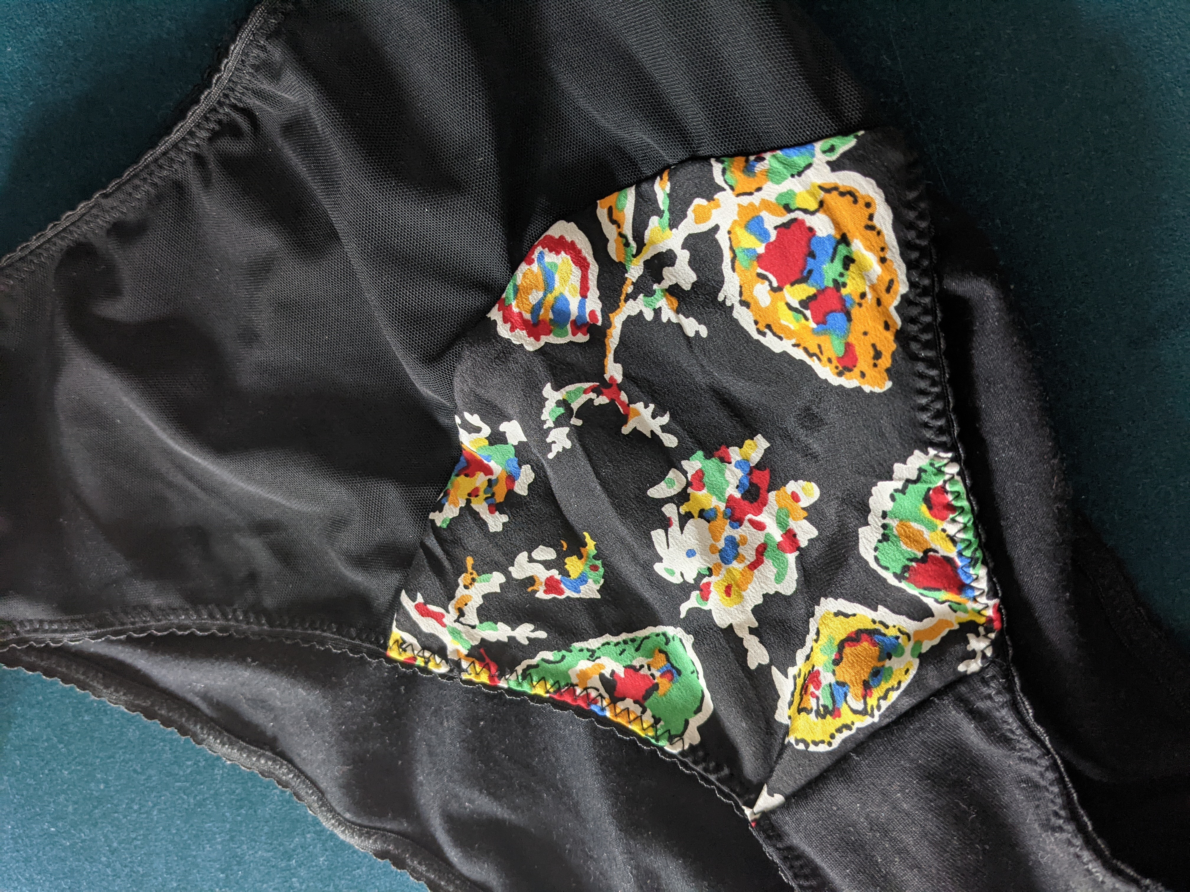 Black Flowery Panties - Ava panties